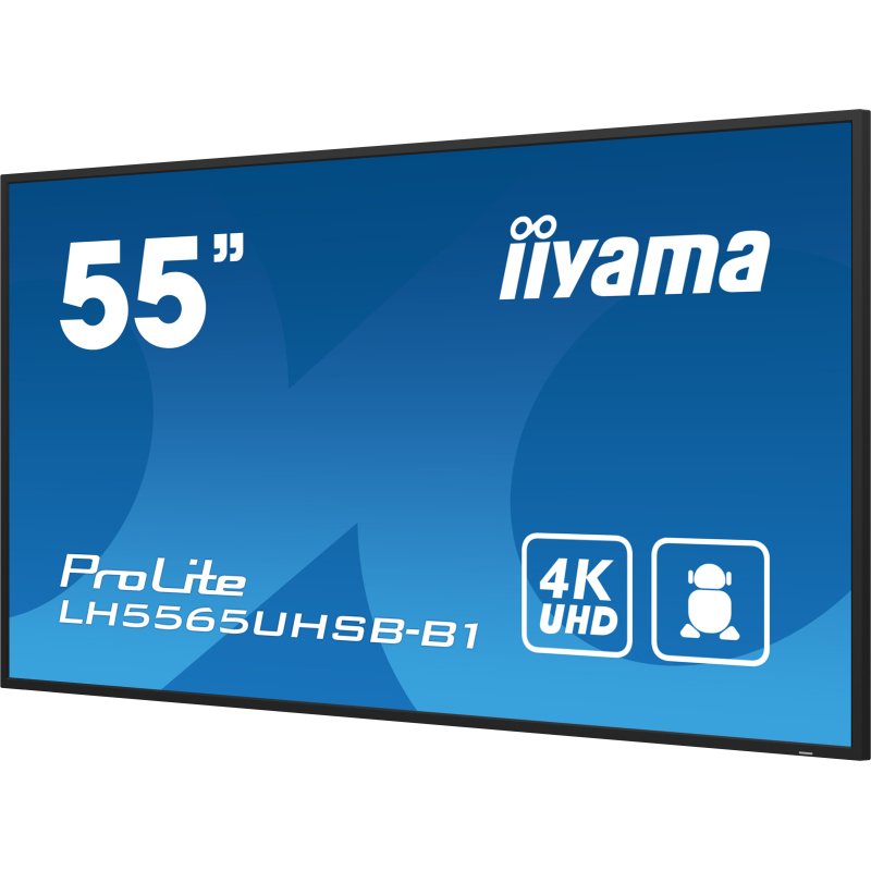 iiyama LH5565UHSB-B1 Écran d'affichage dynamique En forme de kiosk 138,7 cm (54.6
