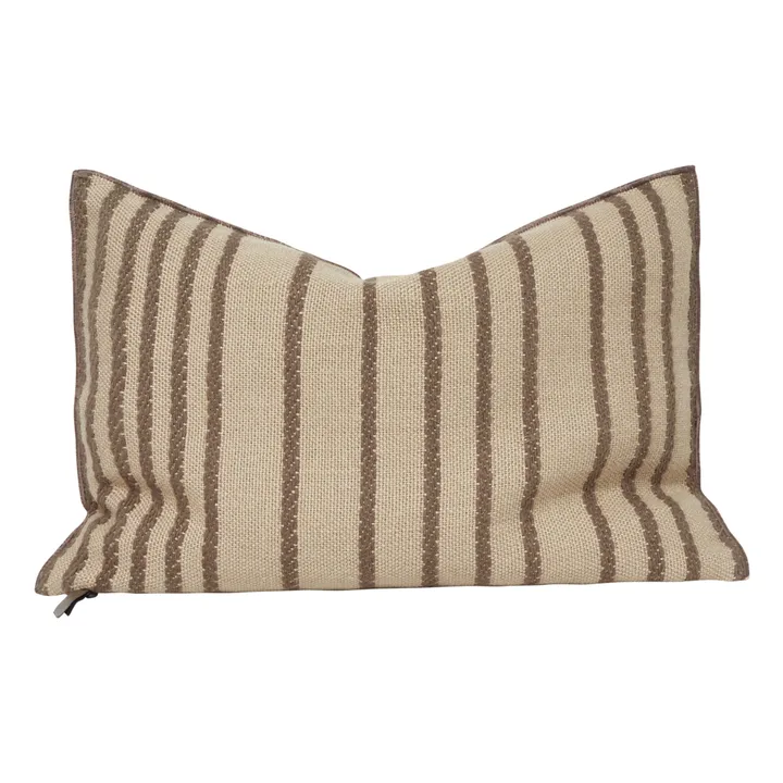 Maison de Vacances Coussin vice versa en toile de Myre brodée | Ecorce