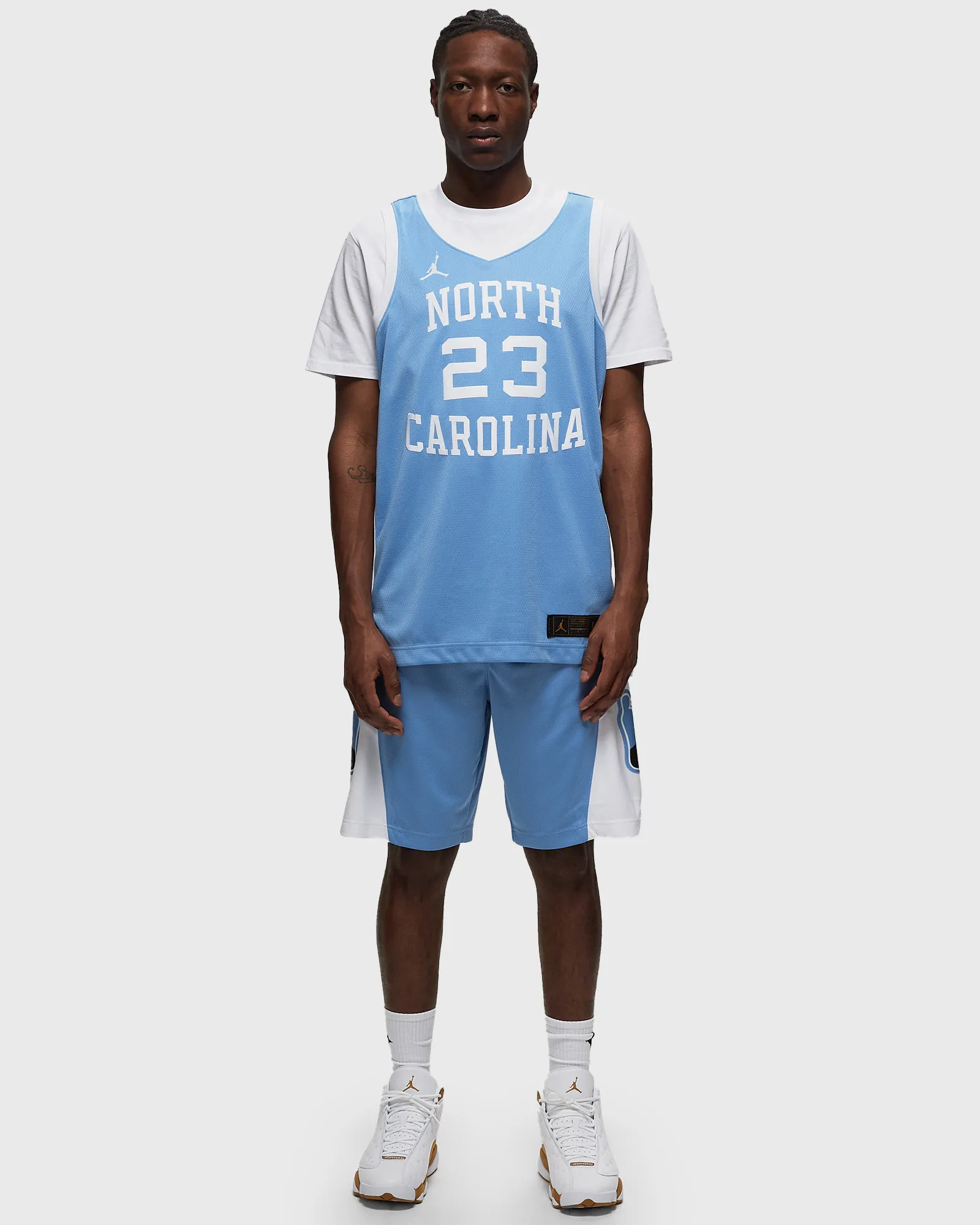 Jordan UNC College Retro Jersey Limited Away Jordann #23