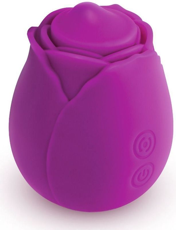 Skins - Rose Buddies - The Rose Twirlz - Vibrator met tapping (klop) functie - Paars