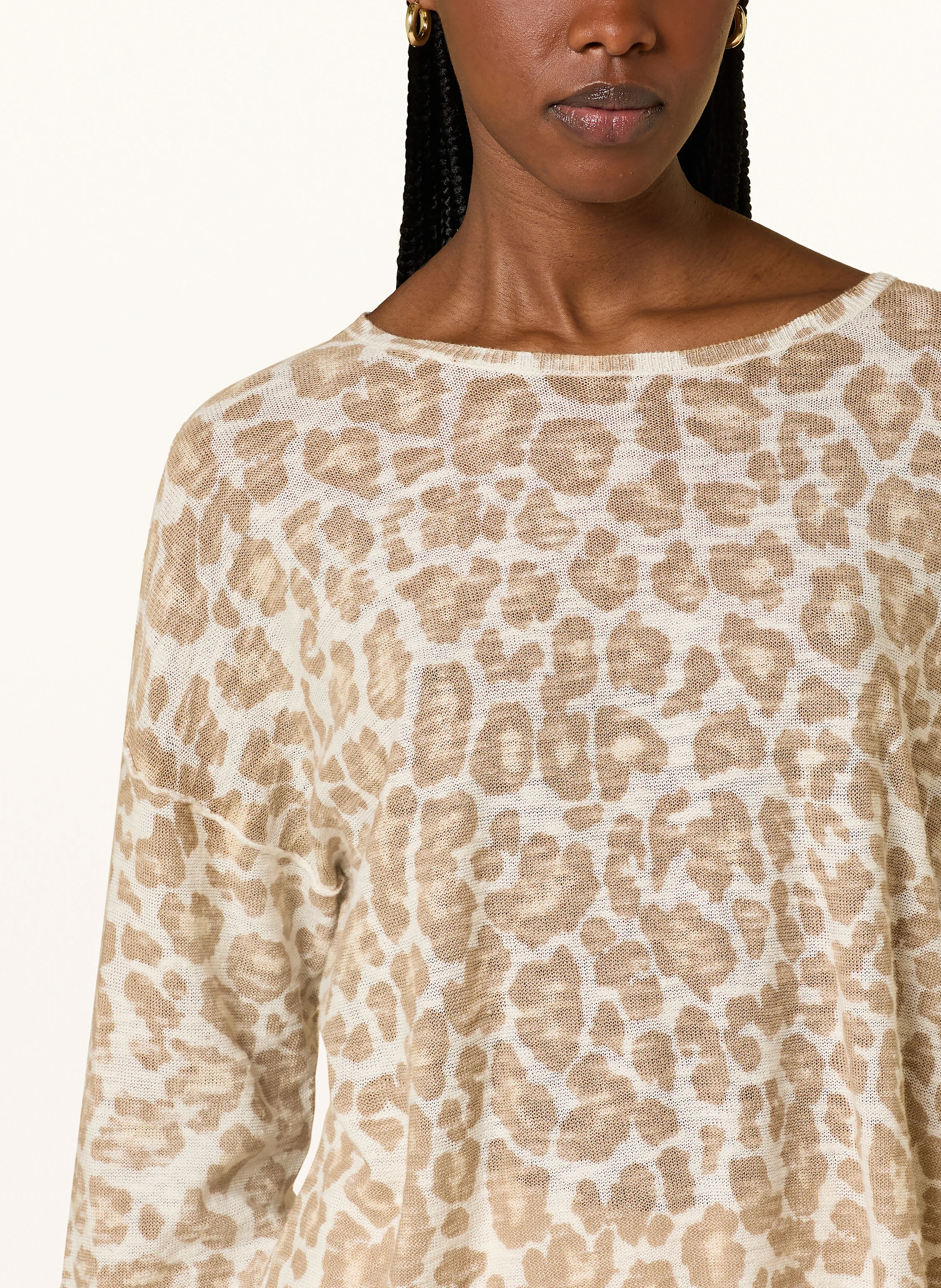 Grace Pullover mit Leinen