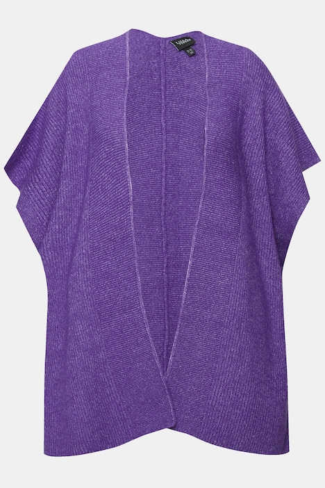 Strickjacke, Oversized, offenes Modell, Halbarm