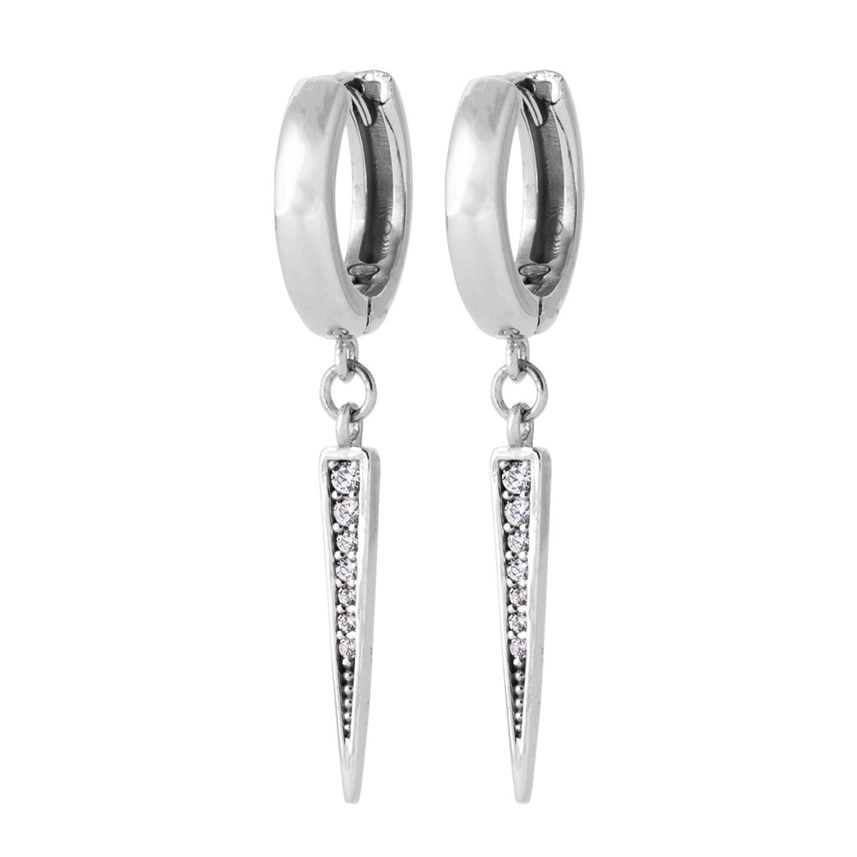 Boucles d'oreilles créoles pendantes