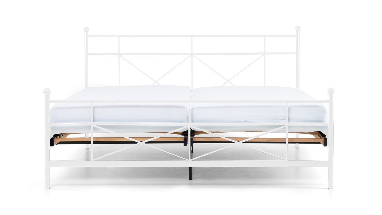 Bed Milano 2-persoons wit