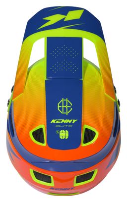 Casque Intégral Kenny Elite Navy Neon Jaune