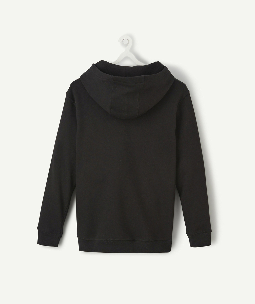 VANSSWEAT À CAPUCHE CLASSIC NOIR AVEC LOGO BLANC