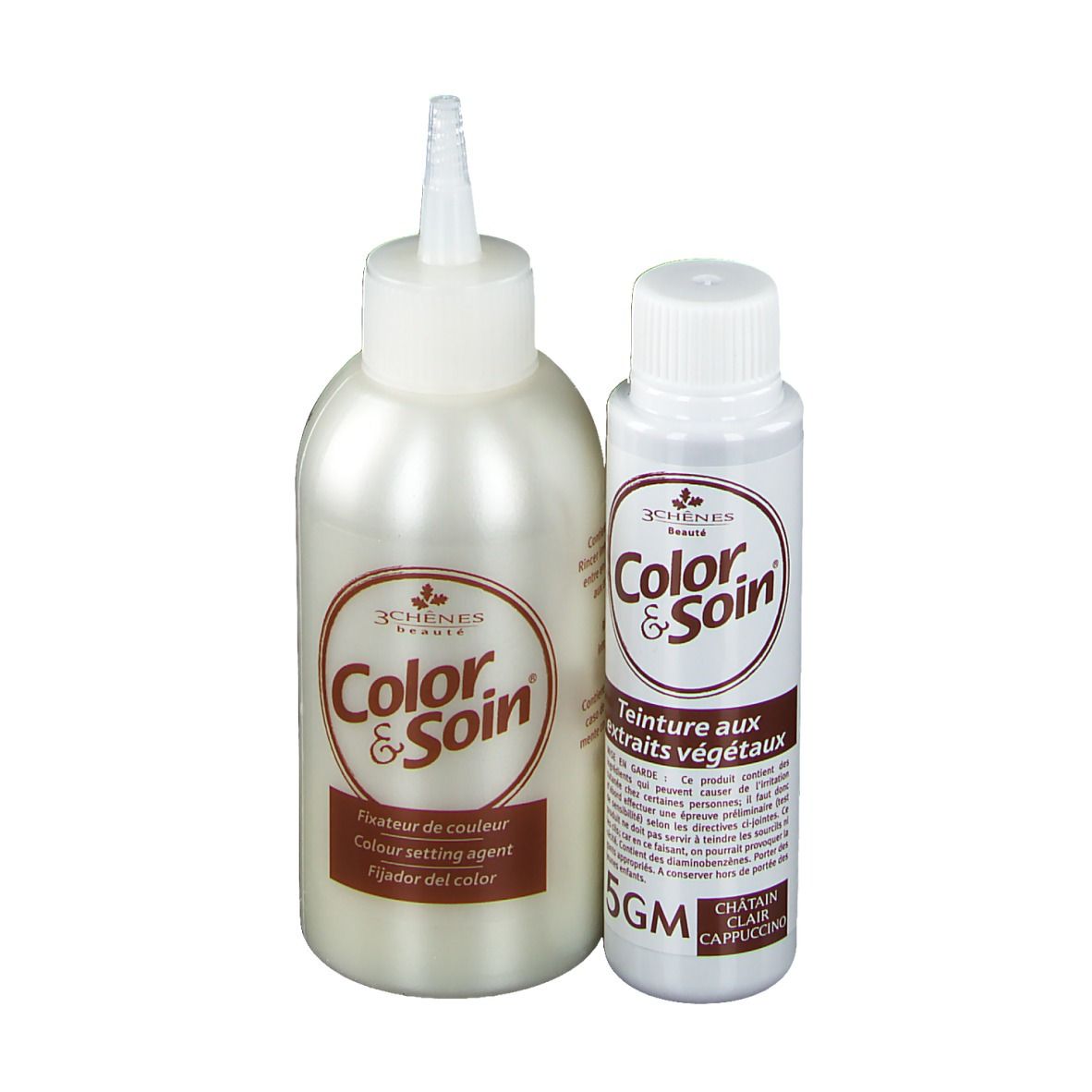 Les 3 Chênes Color & Soin 5GM heller Kastanien-Cappuccino