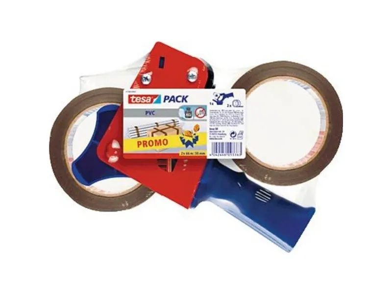 TESA 57108-00000-01, Brun, Pap, PVC, 66 m, 5 cm, Polybag