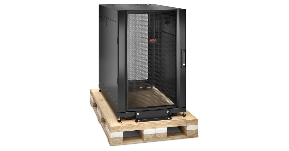 APCNetShelter SX 18U met zijpanelen (incl. herbruikbare transport materialen) server rack  (Zwart, 600 x 1070 x 925mm)