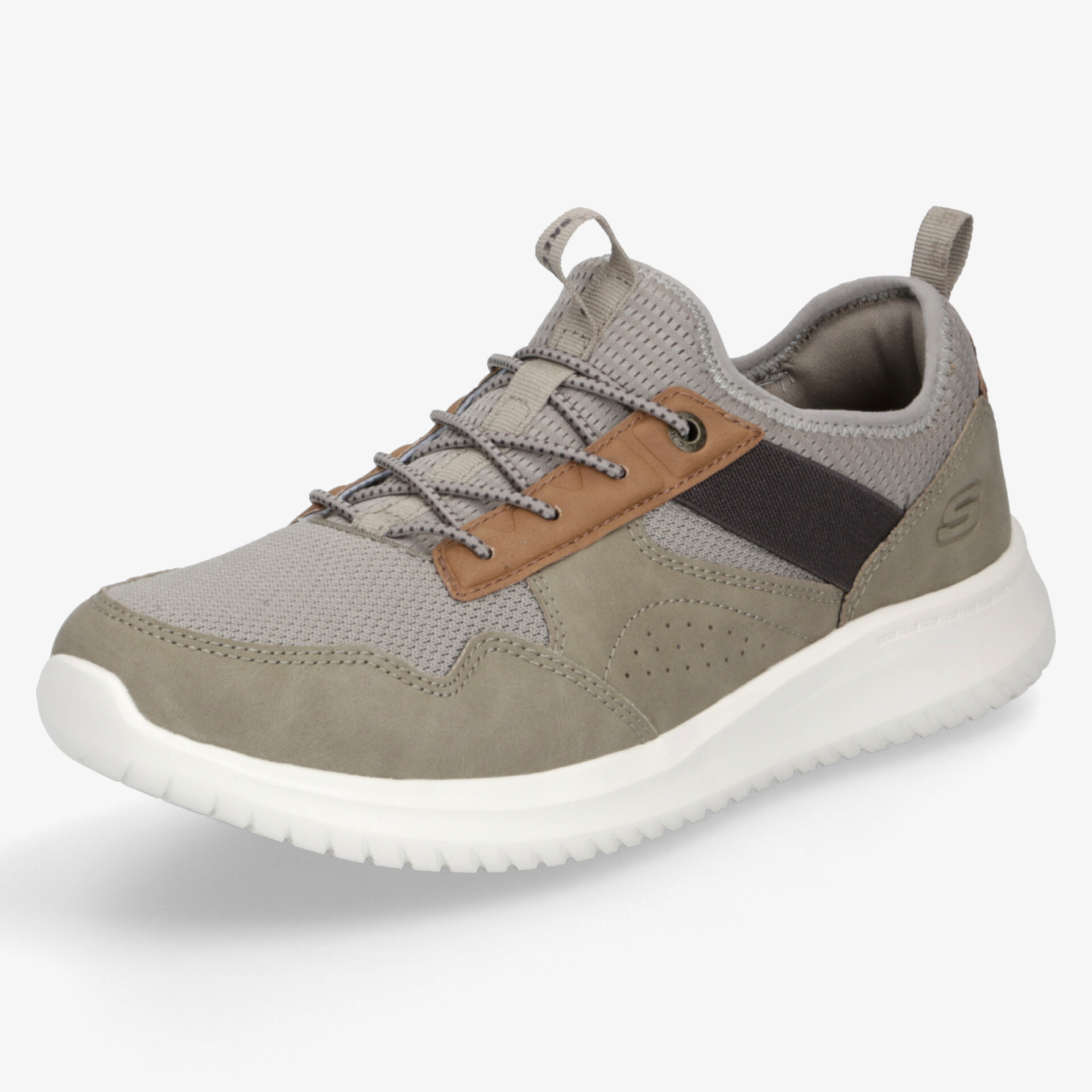 SKECHERS Herren Slip On grau
