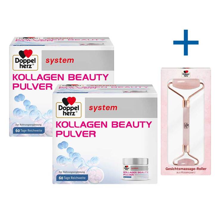 Doppelherz Kollagen Beauty Pulver system, 2x150 g