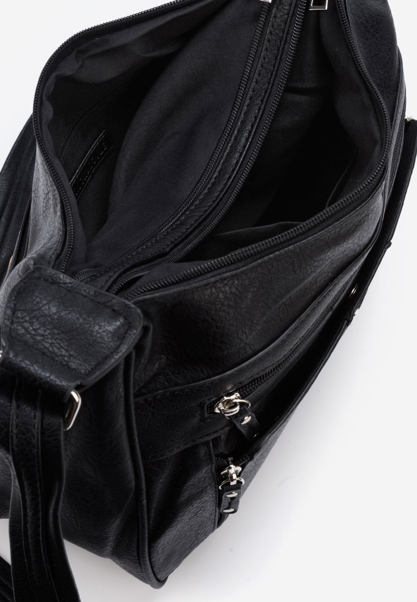 Sac bandoulière femme noire Tausia