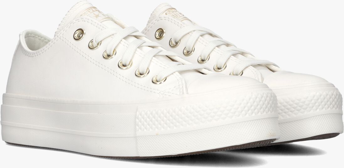 CONVERSE witte converse lage sneakers chuck taylor all star lift platform mono