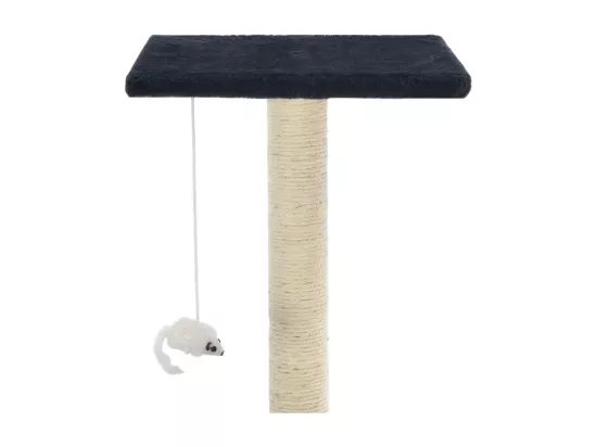 Arbre à chat avec griffoirs en sisal 95 cm Bleu foncé