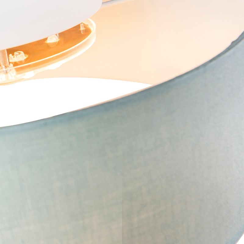 Plafondlamp groen 40 cm incl. LED - Drum LED