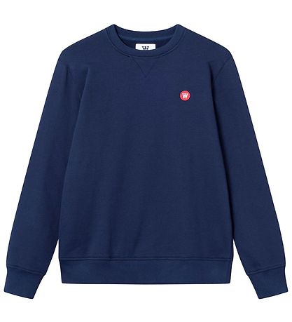 Wood Wood Sweatshirt - Krawatte - Navy