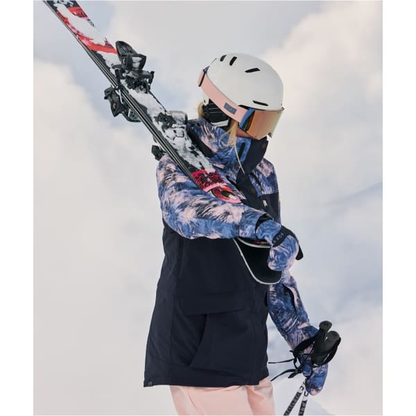 Masque de ski ROXY WILDLOVE SWIRL RESIN/CLUX PINK GOLD ML