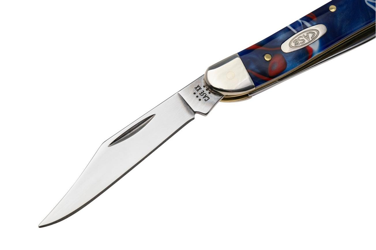Case Medium Jack 11225 Smooth Patriotic Kirinite 102087 SS, zakmes