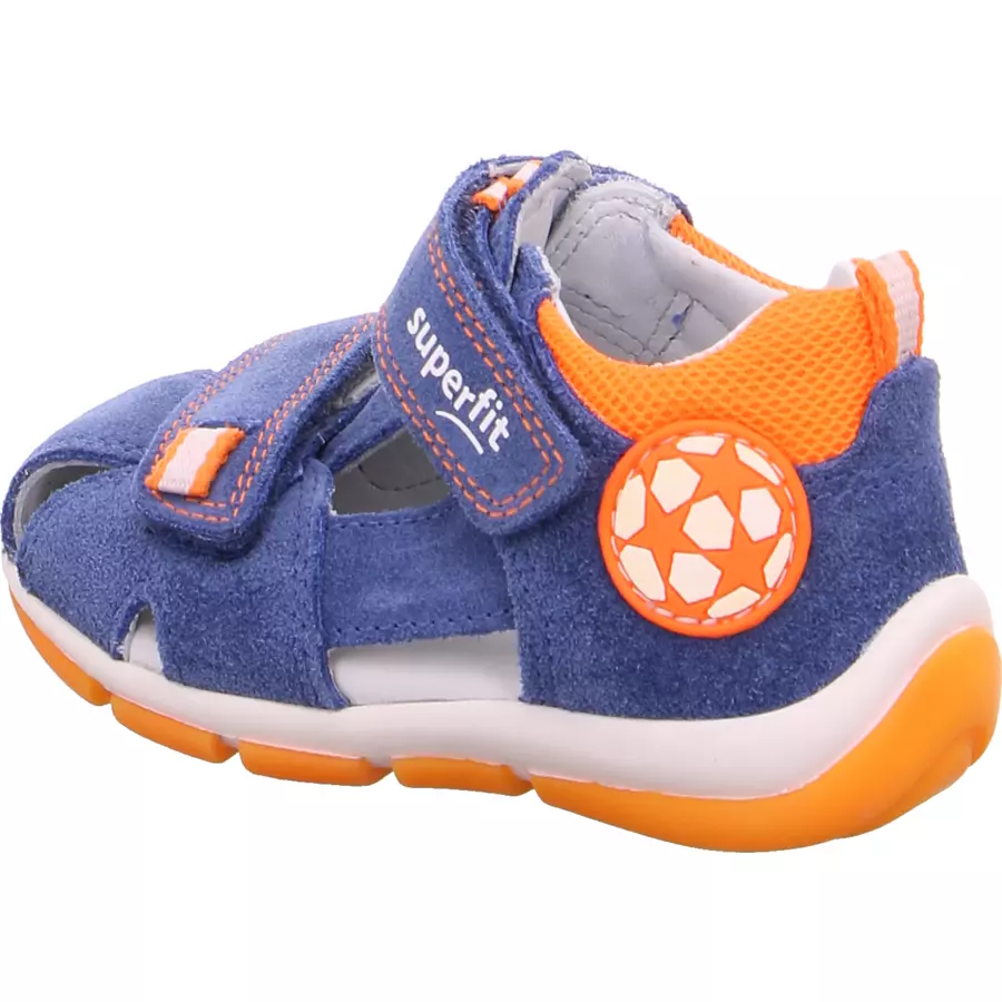 superfit Boys Sandale Freddy blauorange (mittel)