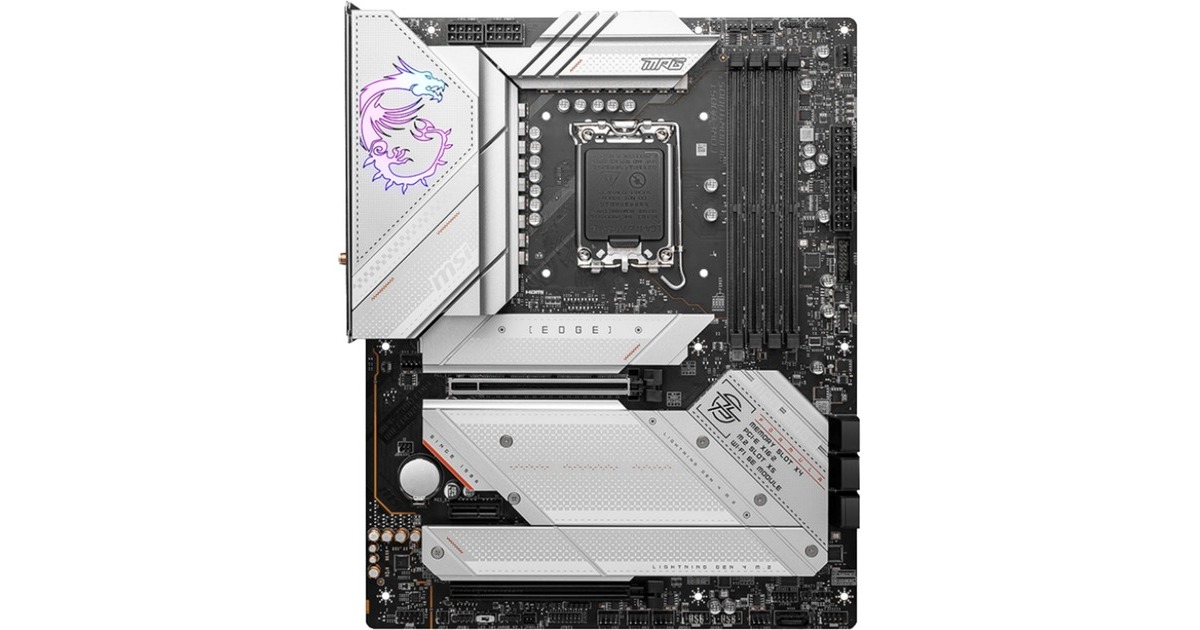 MSIMPG Z790 EDGE WIFI DDR4 socket 1700 moederbord  (RAID, 2.5 Gb-LAN, WLAN, BT, Sound, ATX, Tweedekans)