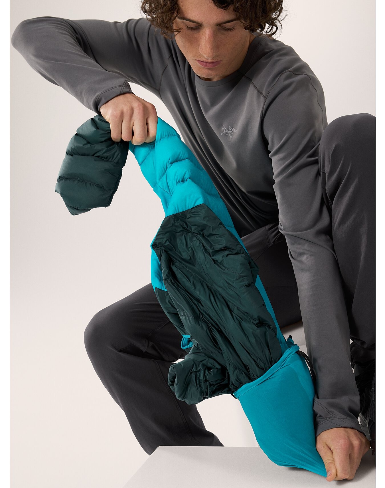 Cerium Hoody Herre Blue Tetra/Pytheas