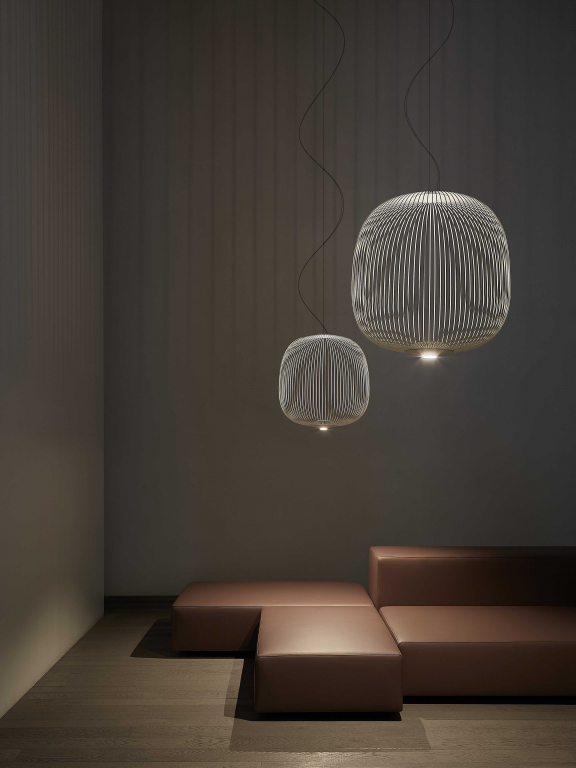 Foscarini Spokes 2 hanglamp Ø52 LED dimbaar koper