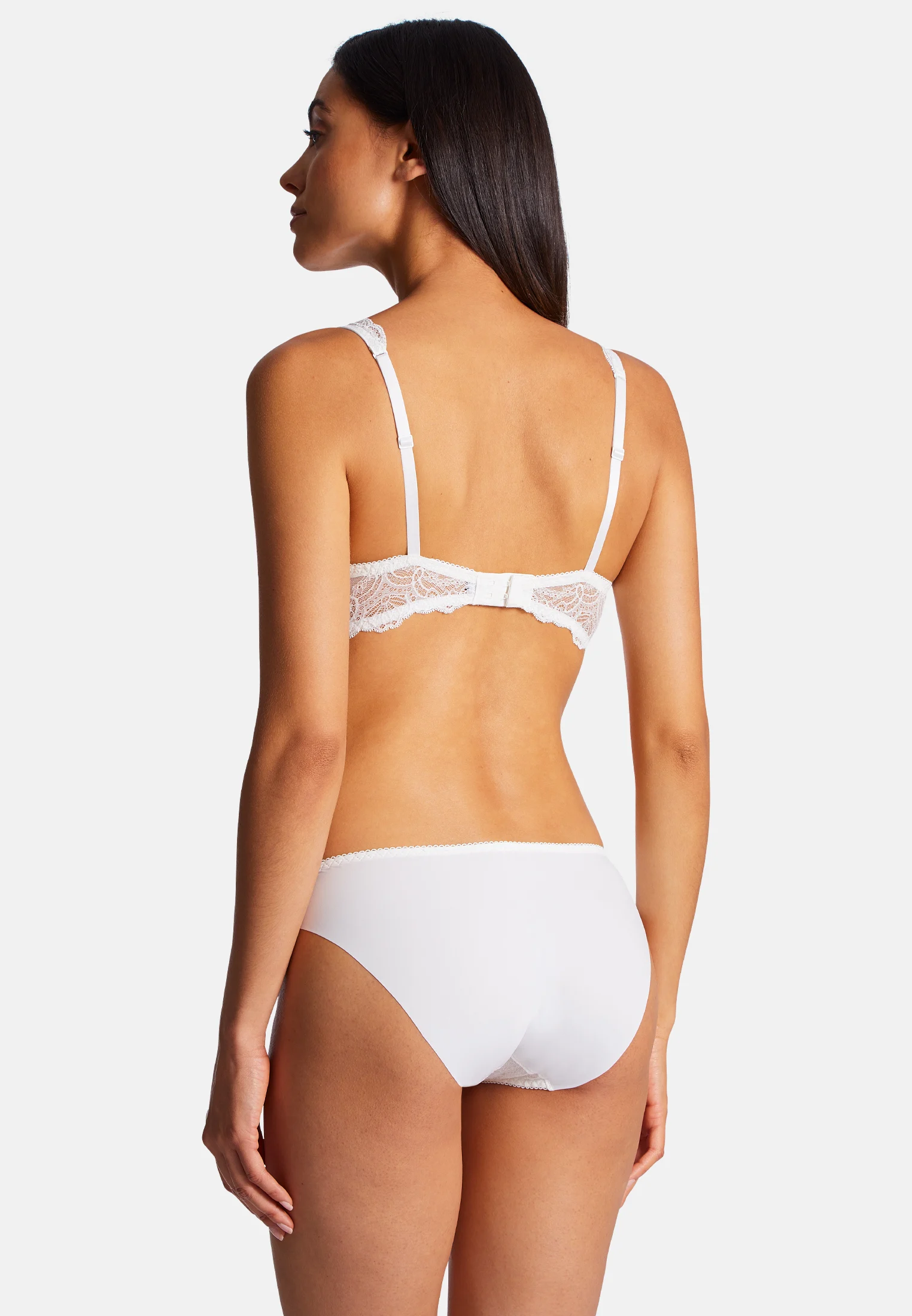 DANSE DES SENS - Culotte dos opaque brésilienne | Blanc