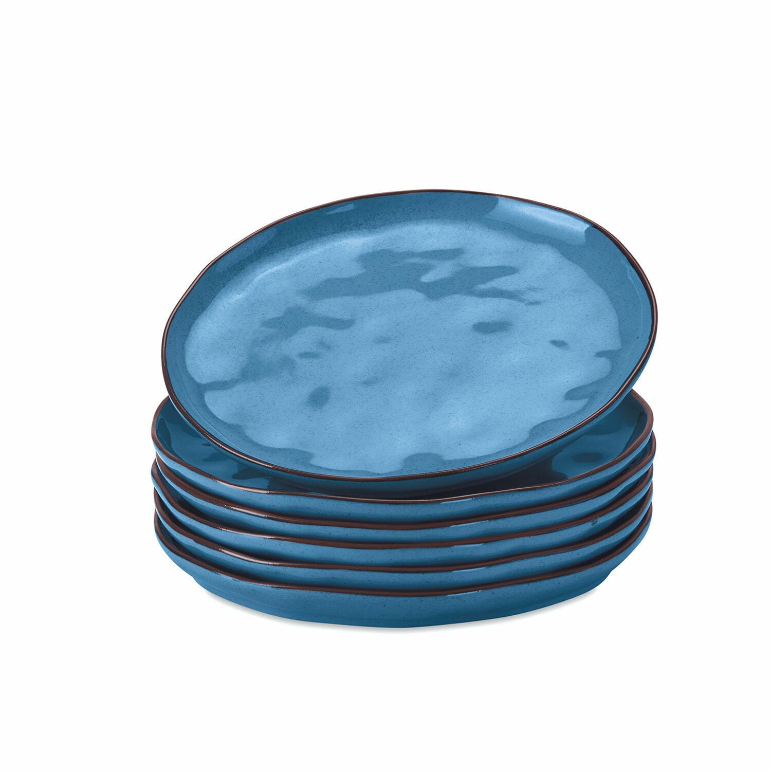 Dessertteller 6er Set Biarré blau