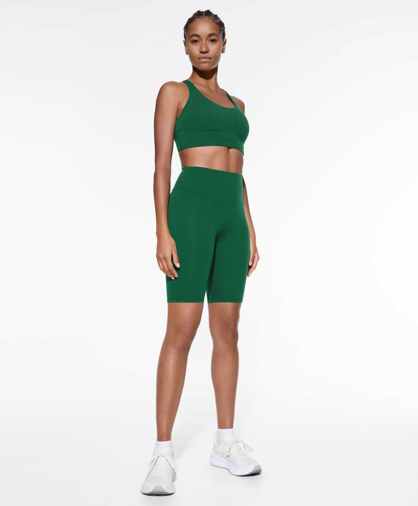 Calça legging de ciclismo Comfortlux de cintura alta, 25 cm