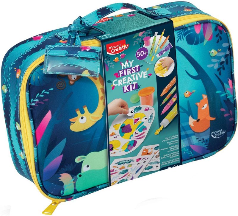 Maped Creativ - Jungle Fever - Koffer met 50 Stuks - Klei en Creatieve Activiteiten