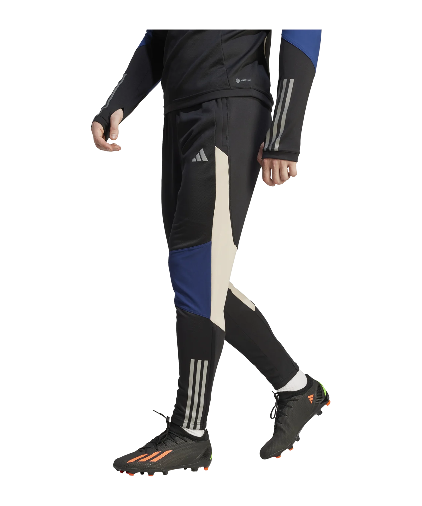 adidas Tiro 23 Competition Trainingshose Winter Schwarz Beige