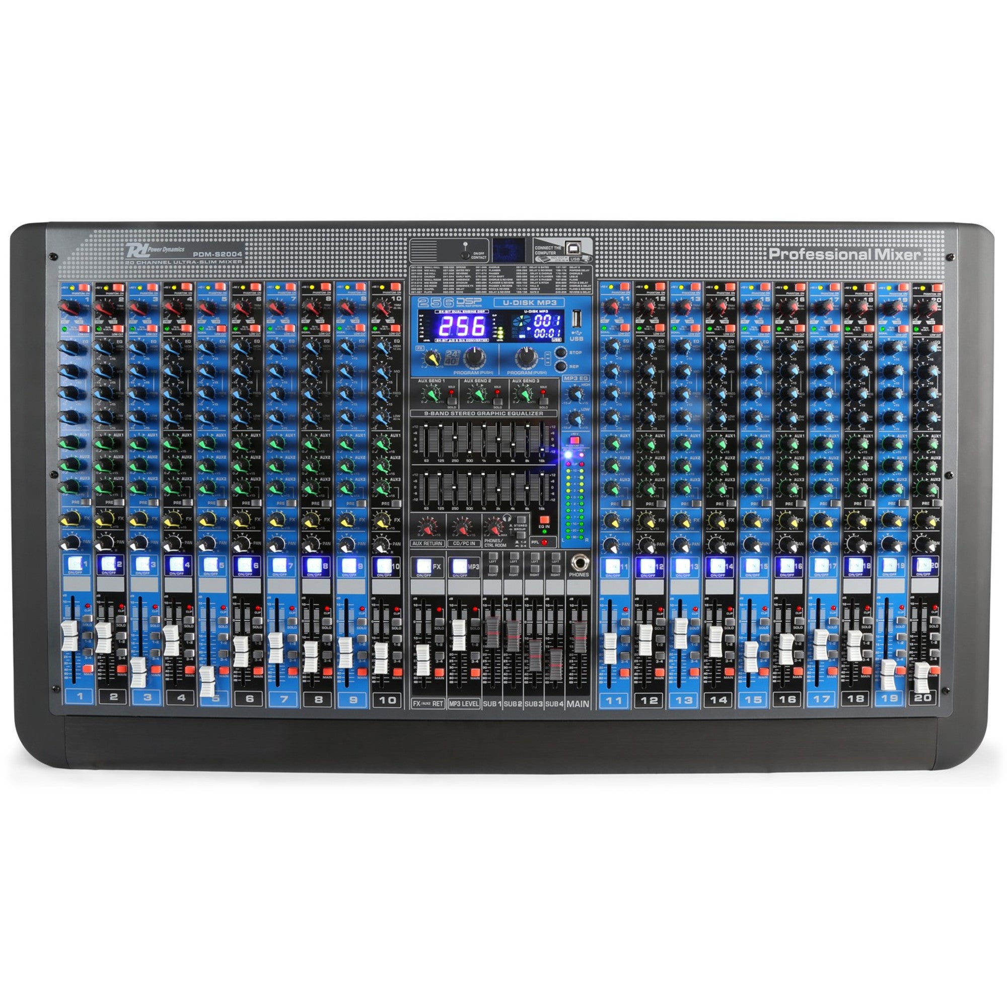 Power Dynamics PDM-S2004 20-kanaals mixer