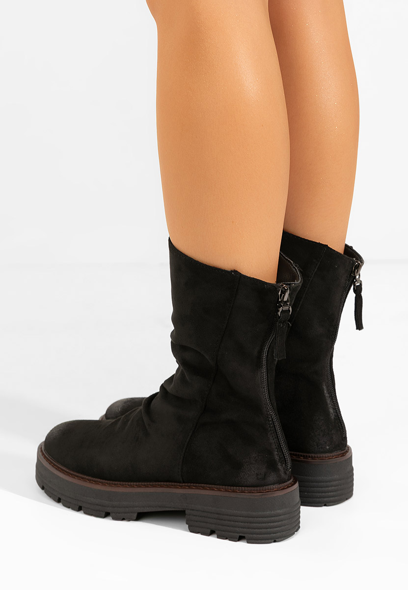Bottes courtes femme noires Tavresa