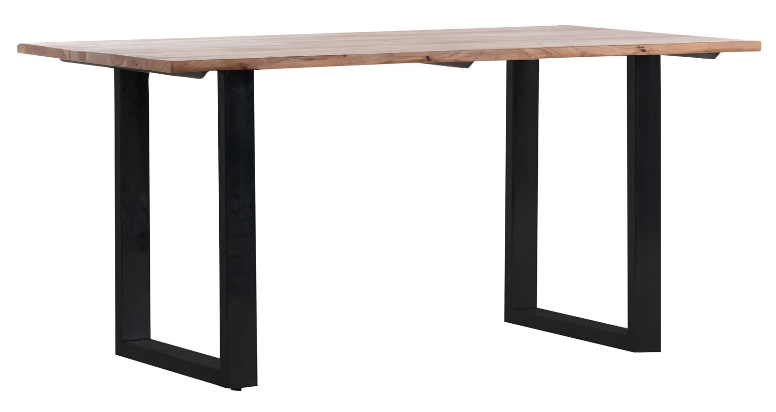 INTERhome Esstisch UPTOWN 160 x 78 x 90 cm Akazie massiv/ schwarz
