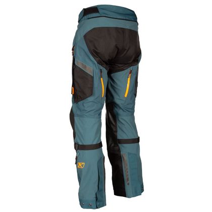 Pantalon KLIM BADLANDS PRO SHORT GORETEX - COURT - Noir / Orange