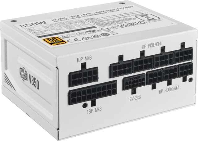 Cooler Master V SFX Gold ATX 3.1 850W strømforsyning (hvid)