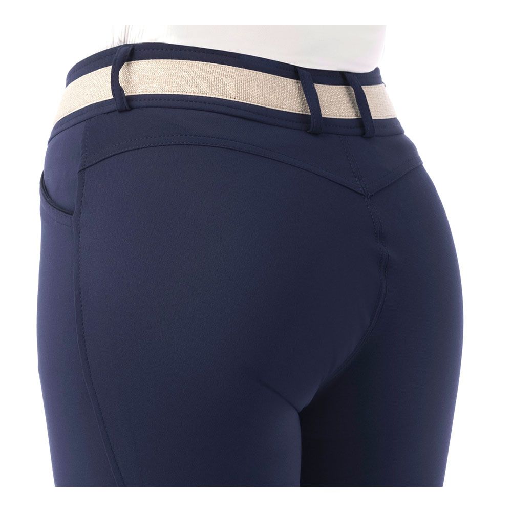 Equitheme LUCY - Pantalon siliconé Femme marine