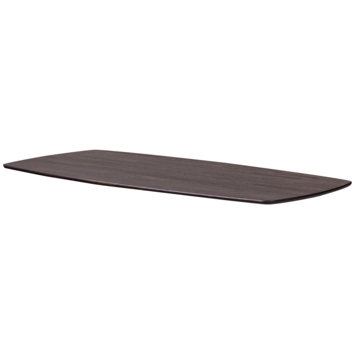 WOOOD tafelblad Tablo Deens ovaal mid brown 24 mm 210x100 cm