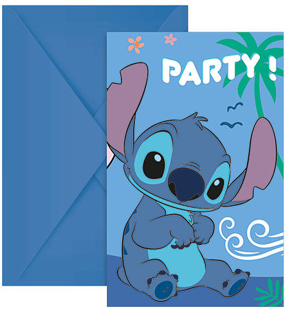 Decorata Party Einladungen - 6er-Pack - Stitch & Angel