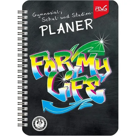 FLVG Gymnasial-, Schul- und Studienplaner For my Life Grafitti A5, 24/25