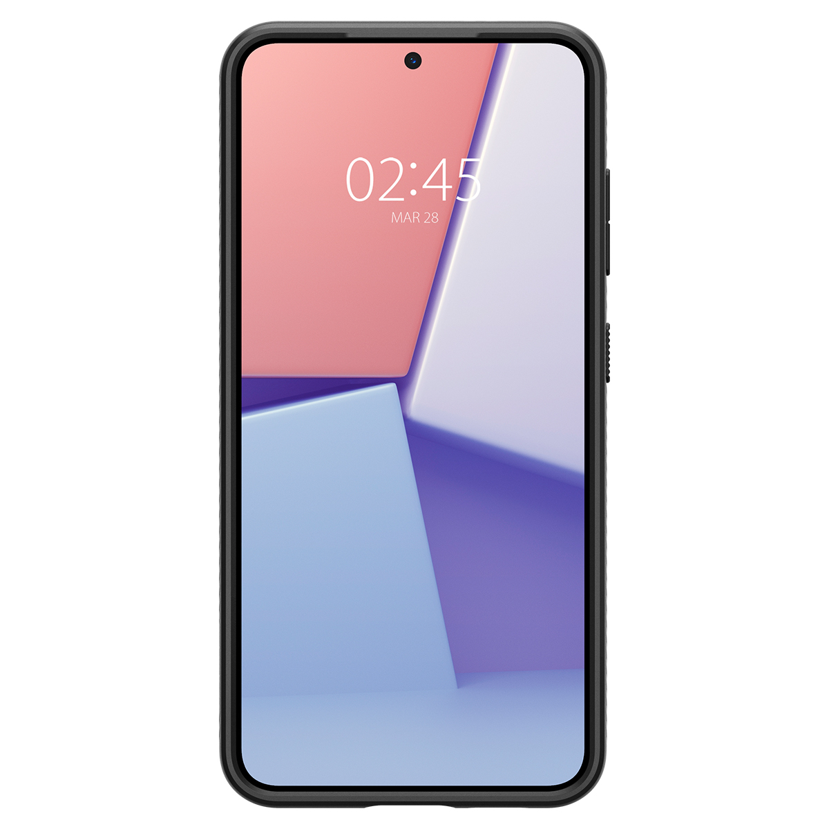 Samsung Galaxy S24 Liquid Air Case Gummi Hülle (ACS07347) - Schwarz (Matt)