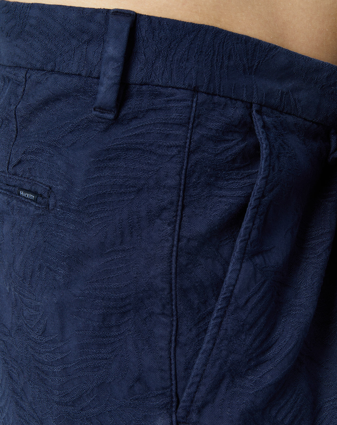 Hackett London Bermuda à Jacquard floral bleu nuit