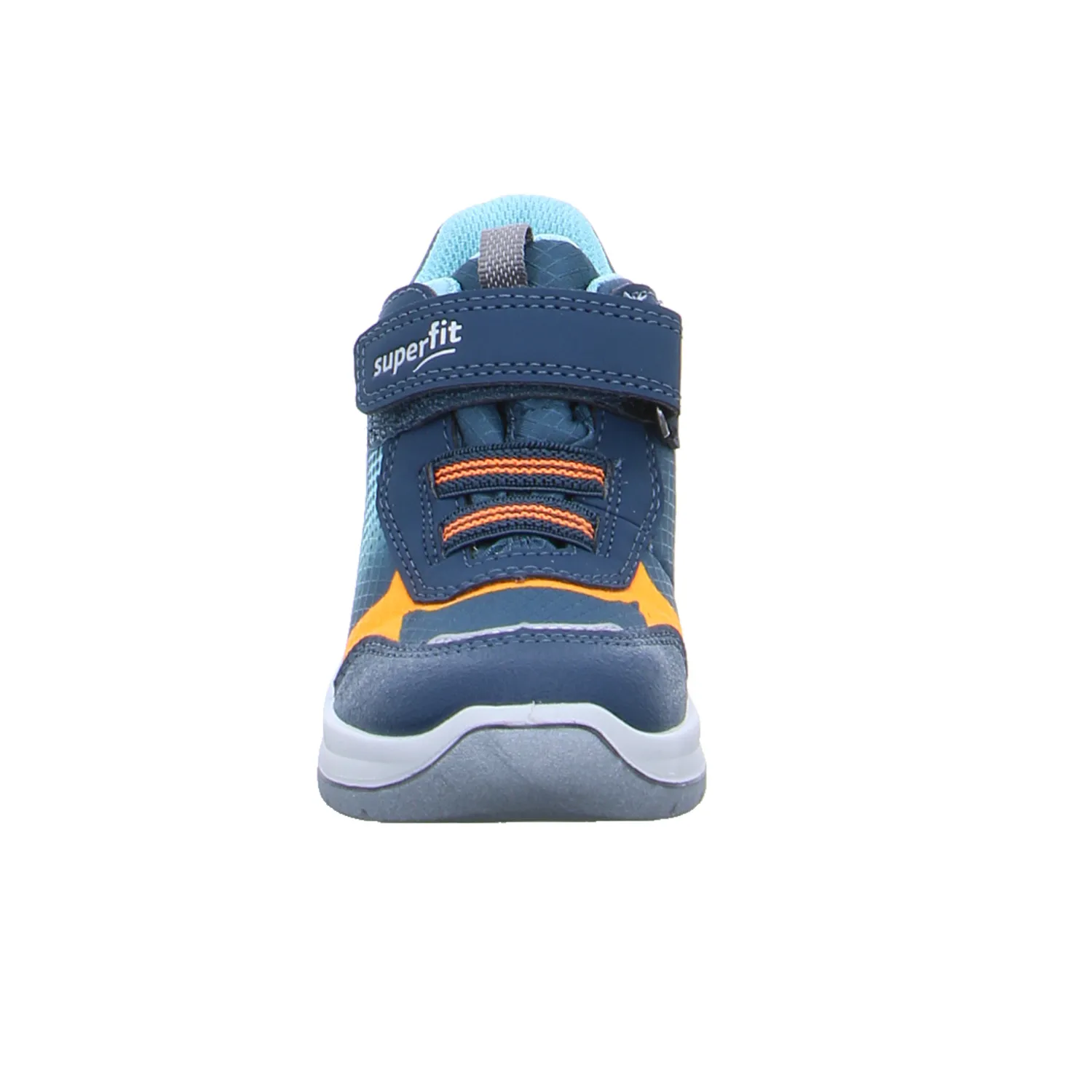 SUPERFIT Kleinkinder-Halbschuh Klett Blau Textil  Sneaker high