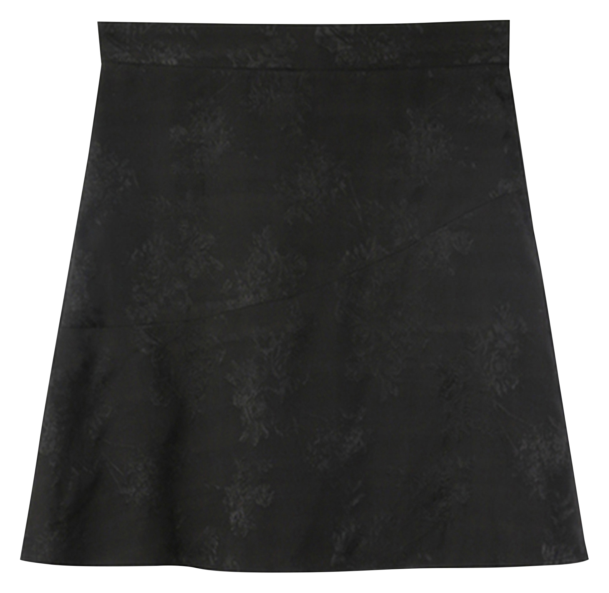 OPALE - Jupe courte en jacquard imprimé | Noir