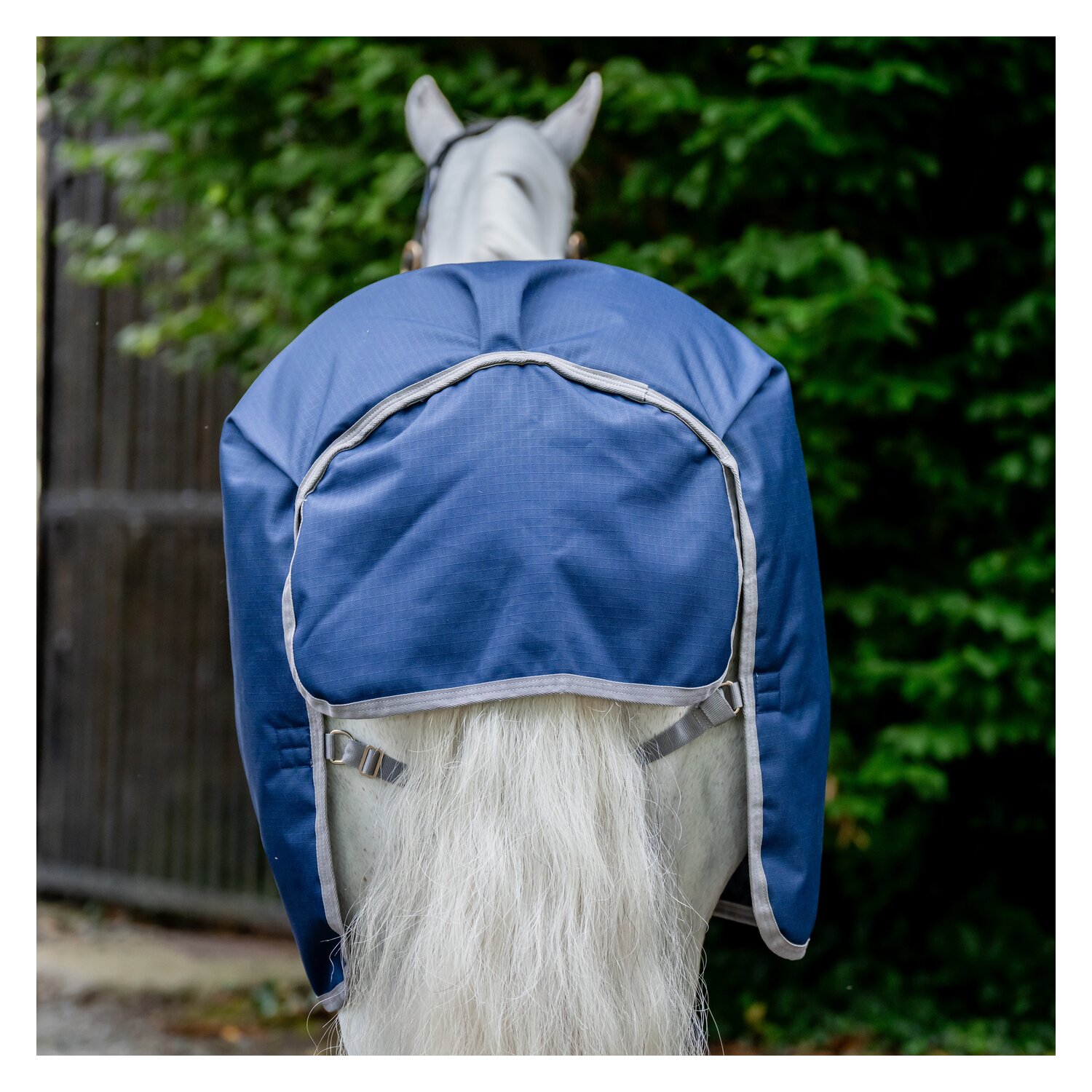 HORSEWARE Weidedecke AMIGO Ripstop 900 Fleece Lining, 50 g - navy/titanium grey