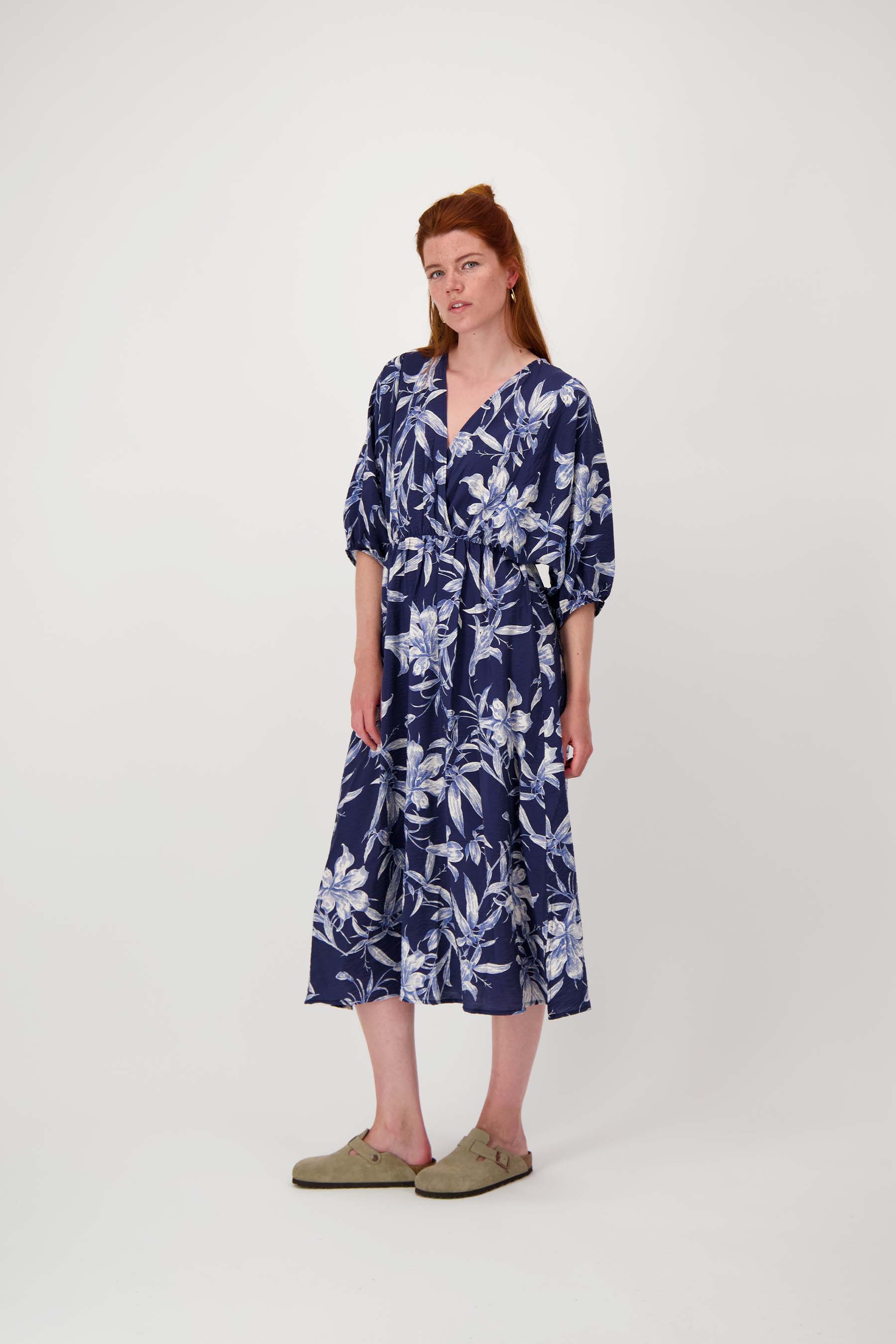 kimono jurk met print