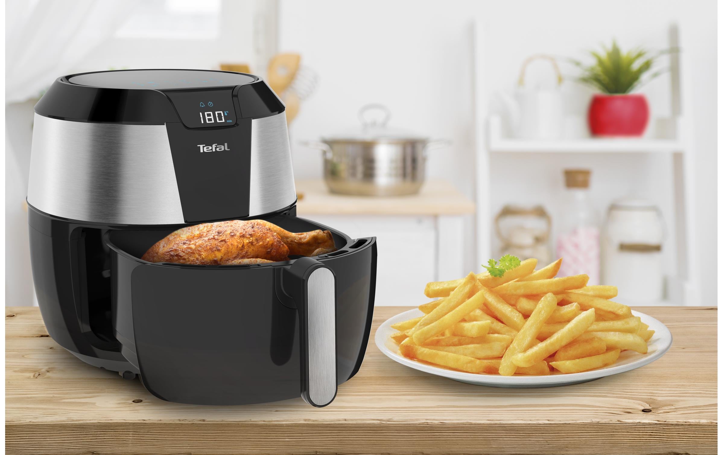Heissluft-Fritteuse EasyFry XXL 1.6 kg, Schwarz/Silber<br>Vielseitige Fritteuse mit 5.6 l Fassungsvermögen