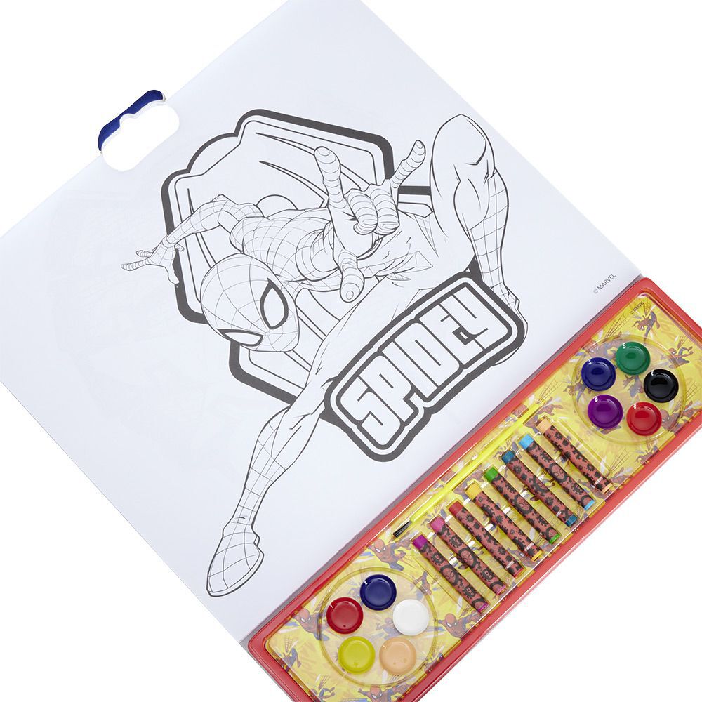 Giga block de dessin 4 en 1 Spiderman