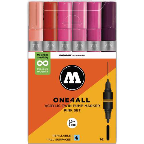 MOLOTOW™ ONE4ALL Acrylic Twin 6er-Sets