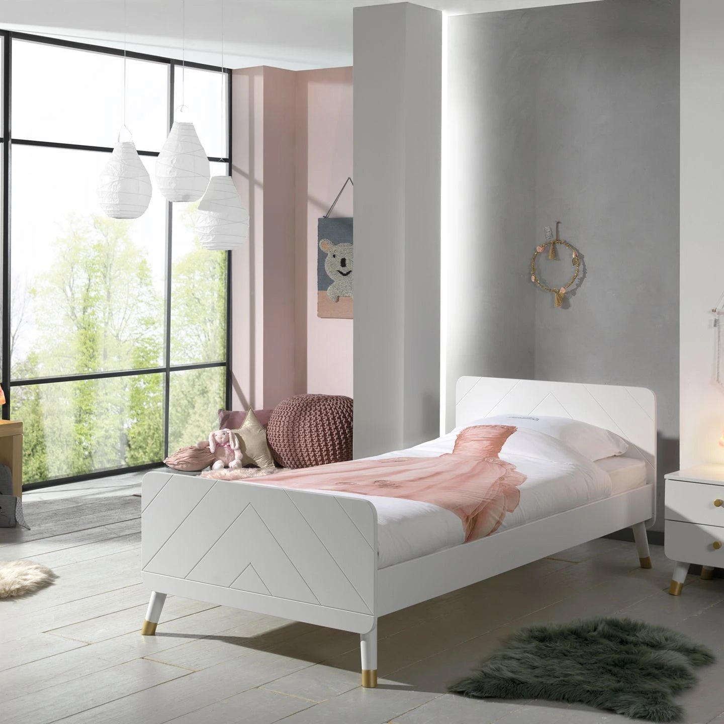 Vipack Billy Nachtkastje - Satin Wit